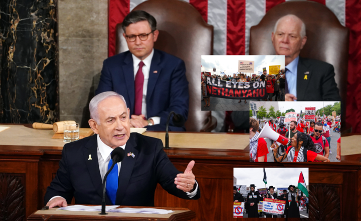 Wielkie protesty [ZDJĘCIA] Netanjahu: Zagraża nam Iran