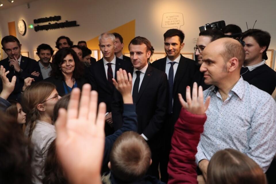 Emmanuel Macron / autor: 	PAP/EPA/LUDOVIC MARIN / POOL