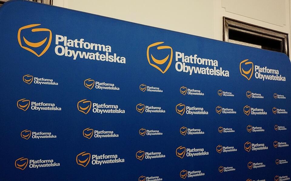 Banner Platformy Obywatelskiej w Sejmie / autor: Fratria