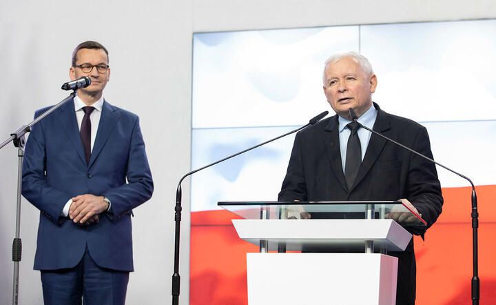 Morawiecki i Kaczyński / autor: Fratria