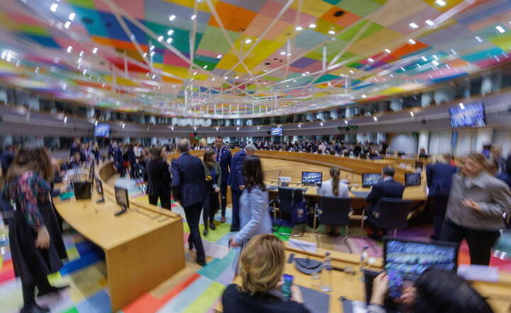 Spotkanie ministrów klimatu państw UE w Brukseli, 4 listopada 2025 r. / autor: PAP/EPA/OLIVIER MATTHYS 