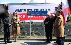 Otwarcie ronda im. śp. prezydenta Lecha Kaczyńskiego / autor: FB: Prawo i Sprawiedliwość
