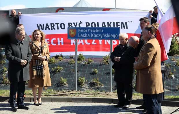 Otwarcie ronda im. śp. prezydenta Lecha Kaczyńskiego / autor: FB: Prawo i Sprawiedliwość