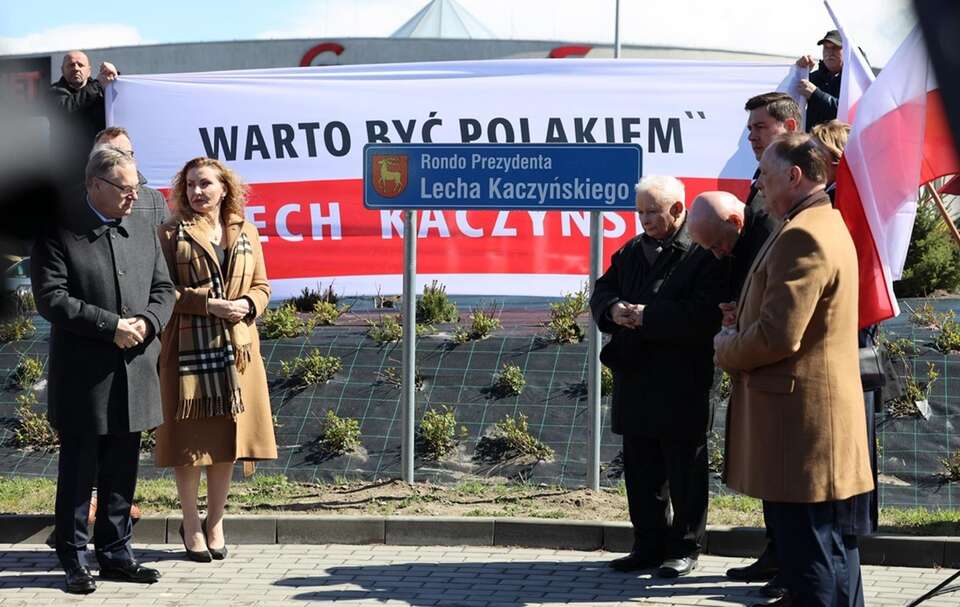 Otwarcie ronda im. śp. prezydenta Lecha Kaczyńskiego / autor: FB: Prawo i Sprawiedliwość