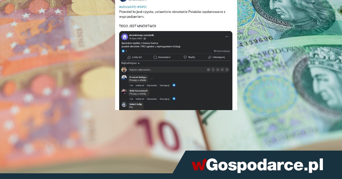 Afera KPO to zorganizowany skok na kasę!?