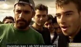 Tylko śnieg powstrzymuje nowych islamskich imigrantów