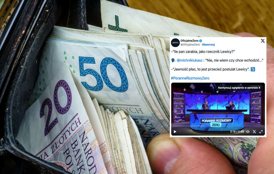 Lewica chce jawności płac, jej rzecznik niekoniecznie. "Ojejku"