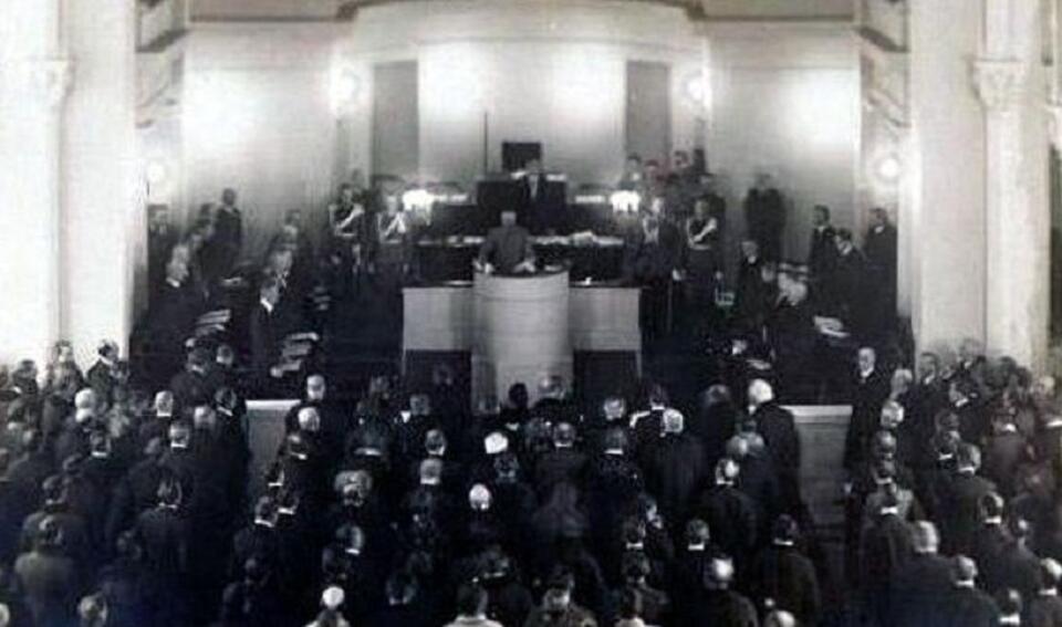 Inauguracja Sejmu Ustawodawczego / autor: wikimedia commons/'Światowid' 1929/domena publiczna