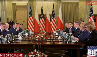 W Pałacu Prezydenckim rozmowy. "W wąskim gronie" prezydenci Andrzej Duda i Joe Biden