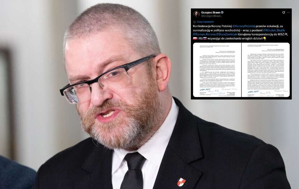 Grzegorz Braun  / autor: Fratria/X