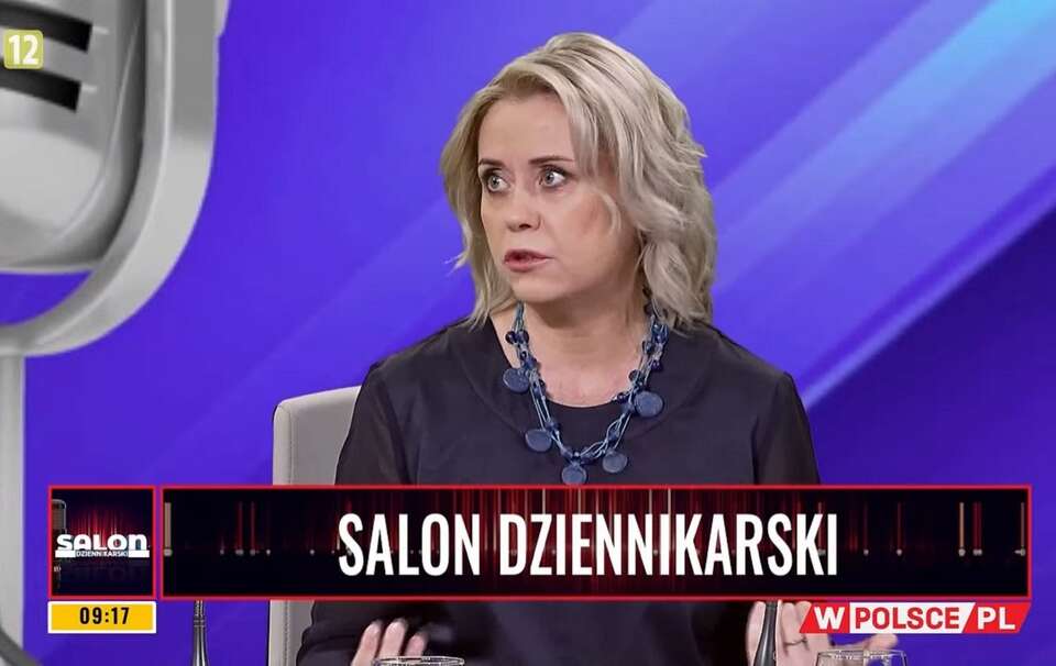 Marzena Nykiel w "Salonie Dziennikarskim" / autor: YT: Telewizja wPolsce