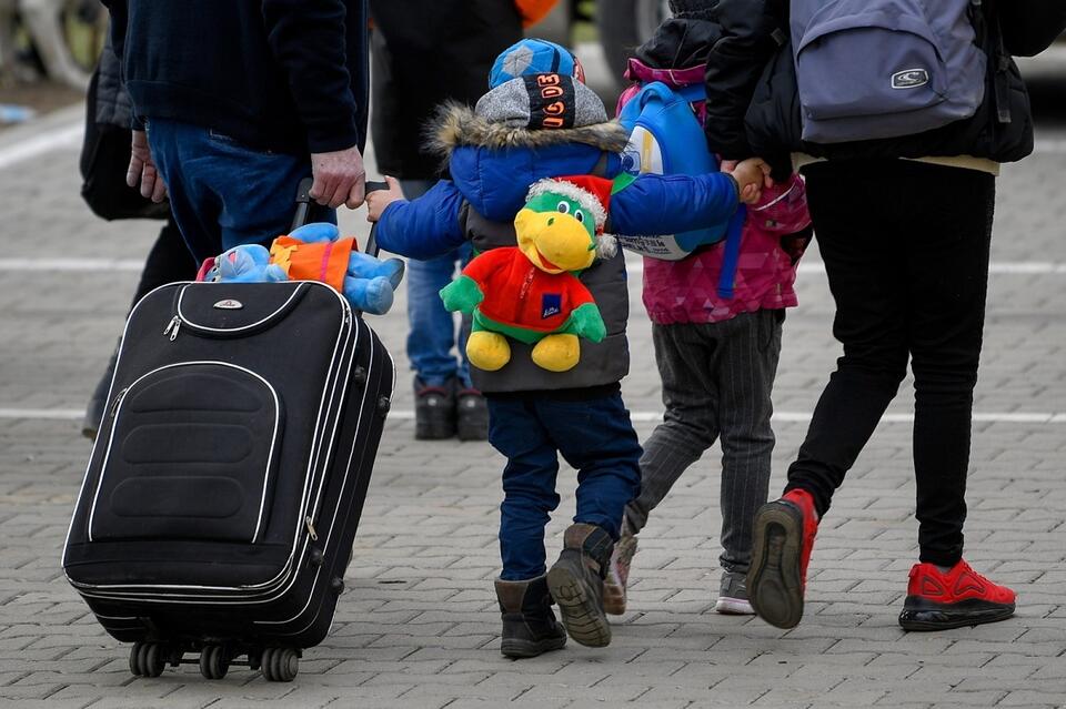 Uchodźcy z Ukrainy / autor: PAP/EPA
