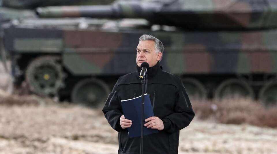 remier Węgier Viktor Orban w Wesołej / autor: PAP/Paweł Supernak