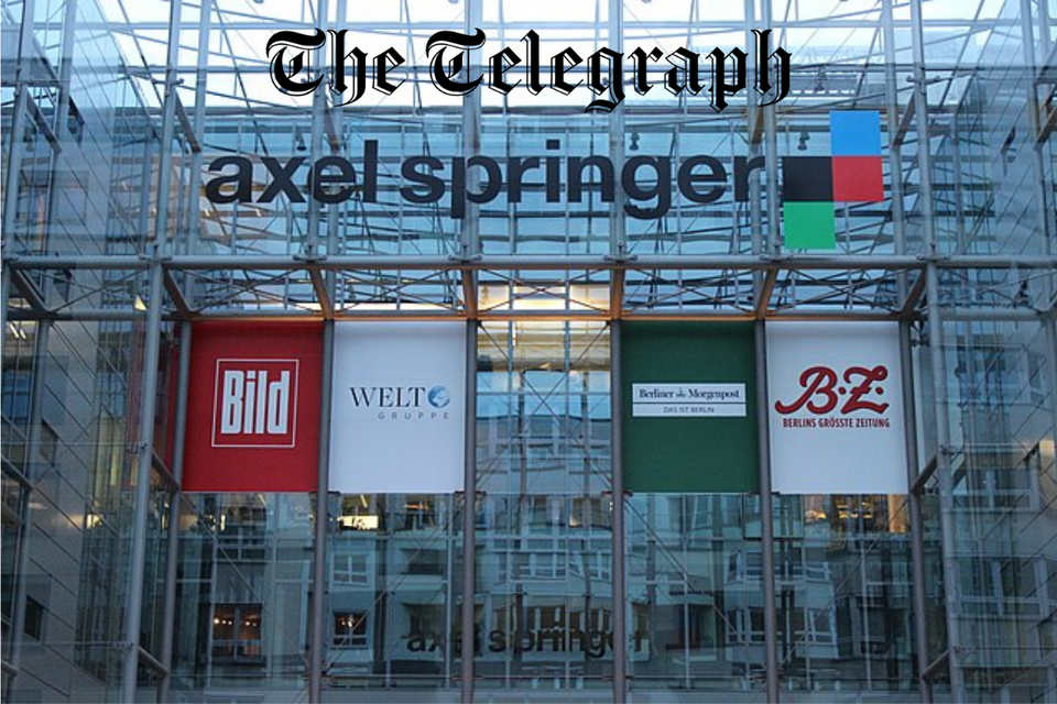 Axel Springer przejmuje "The Telegraph" / autor: Wikimedia Commons/SammyZimmermanns/https://creativecommons.org/licenses/by-sa/4.0/The Telegraph webside/public domain