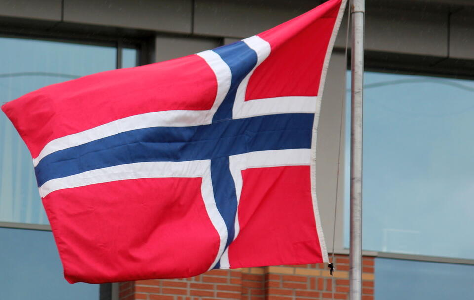Flaga Norwegii / autor: Fratria