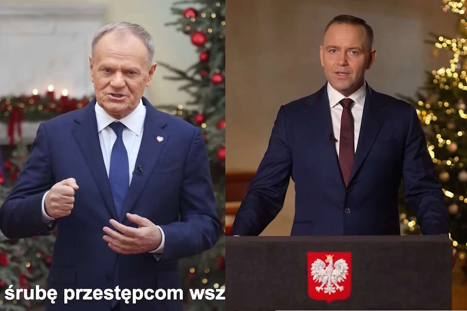 Tusk's gaslighting and Nawrocki's safe Poland. 2 Messages