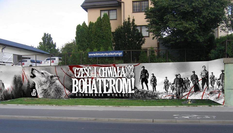 fot.Wizualizacja muralu/Facebook/Patriotyczne wydarzenia na Warmii i Mazurach