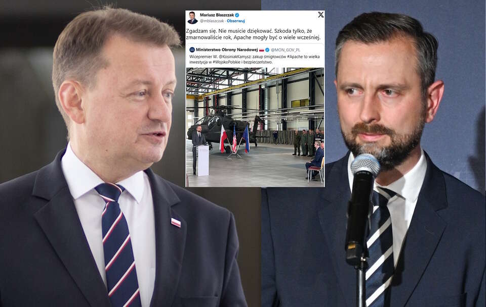 Mariusz Błaszczak, Władysław Kosiniak-Kamysz / autor: Fratria/PAP/Radek Pietruszka/X