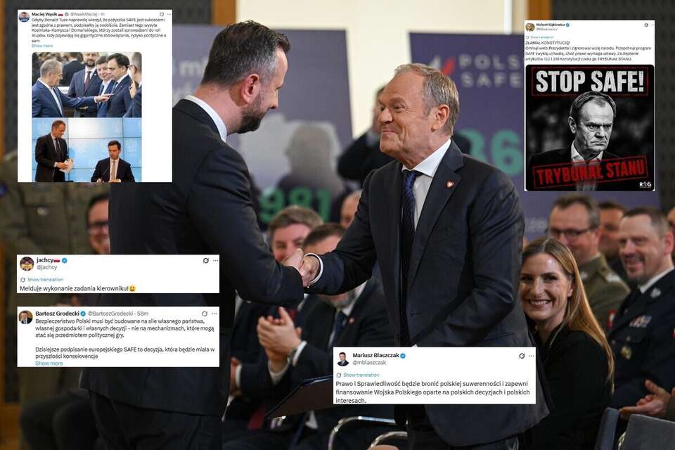 SAFE nielegalnie podpisany. W sieci zawrzało! "Tusk chowa się"