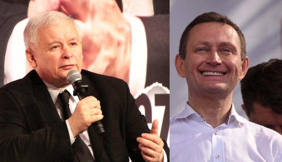 Jarosław Kaczyński i Paweł Rabiej / autor: Fratria