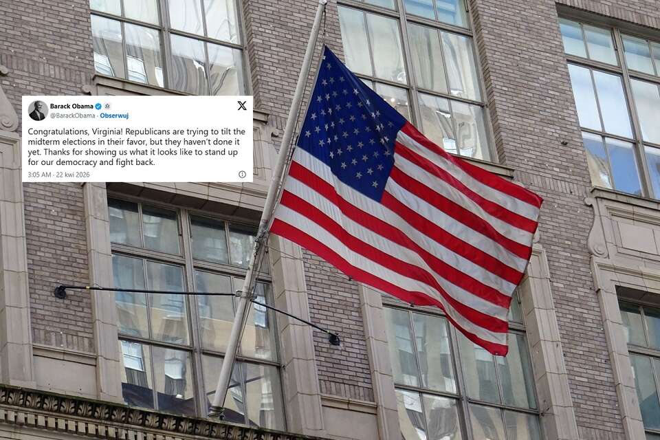 Będzie zmiana okręgów wyborczych w Wirginii. Obama triumfuje