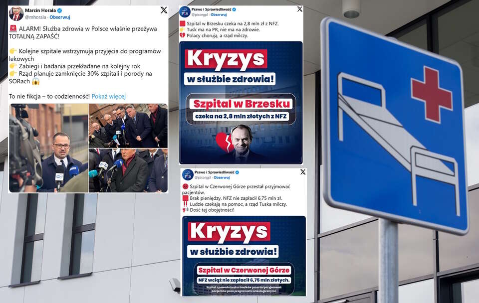 Służba zdrowia / autor: Fratria/X