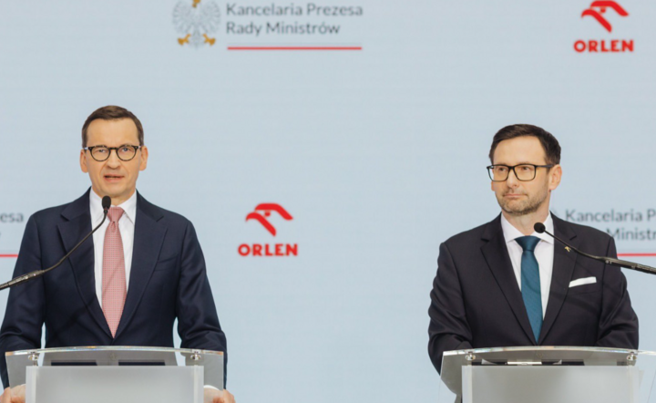 Premier Mateusz Morawiecki i Daniel Obajtek / autor: Kancelaria Premiera