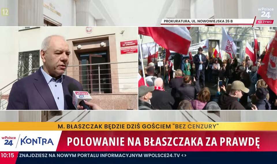 Poseł Jacek Sasin w rozmowie z dziennikarką Telewizji wPolsce24 / autor: YT: wPolsce24