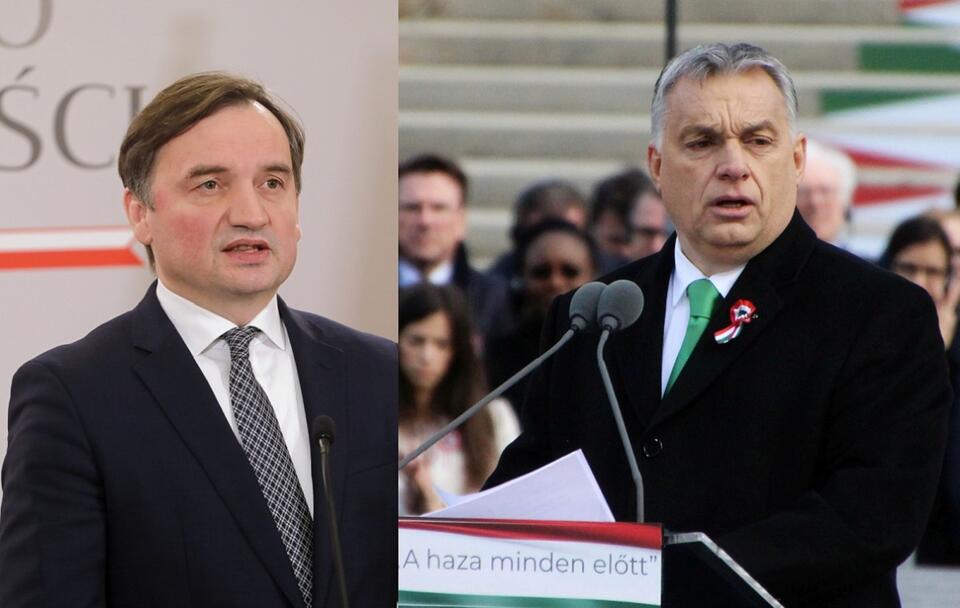 Zbigniew Ziobro/Viktor Orban / autor: PAP/Albert Zawada/Fratria