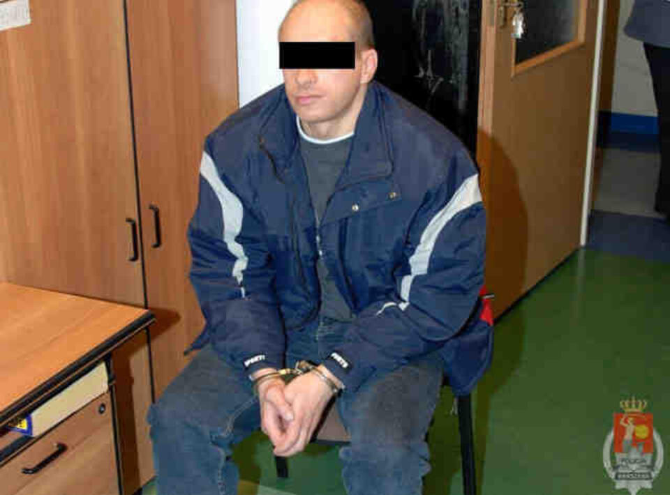 Łomiarz po ujęciu w roku 2009. Fot. Policja