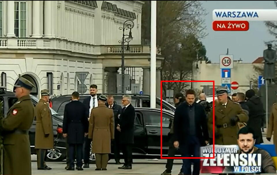 Plac Piłsudskiego  / autor: screenshot TVP Info