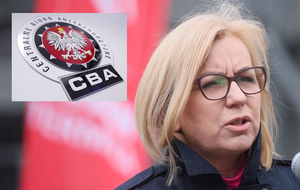 CBA weszło do ministerstwa klimatu Pauliny Hennig-Kloski. Funkcjonariusze zabezpieczają dokumenty dotyczące programu „Czyste Powietrze”. / autor: PAP/Leszek Szymański/Fratria