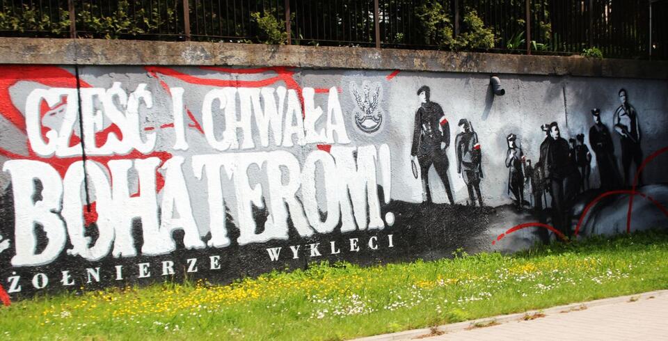 Mural w Olsztynie. Fot.wPolityce.pl