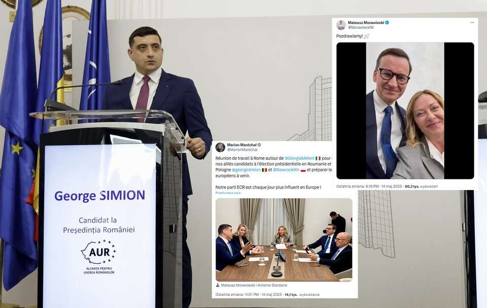 George Simion / autor: PAP/EPA, X
