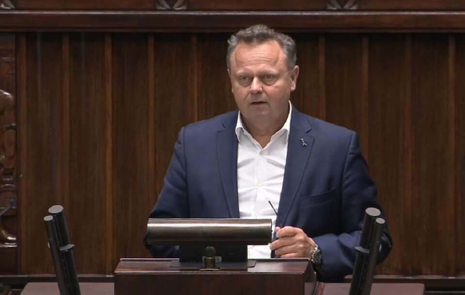 Poseł Nowej Lewicy Andrzej Szejna / autor: screen/iTV Sejm/sejm.gov.pl