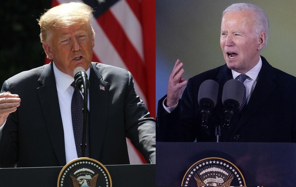 Donald Trump vs. Joe Biden / autor: Fratria