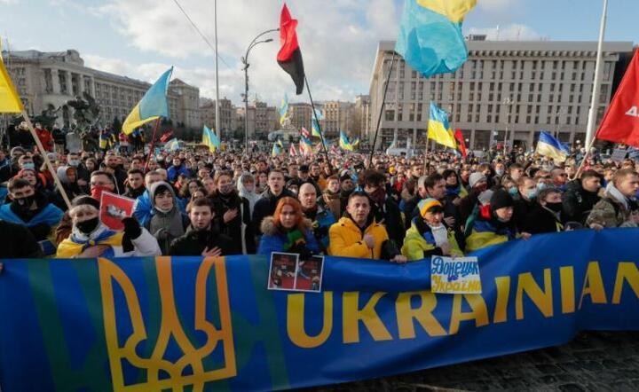 Marsz Jedności dla Ukrainy  / autor: PAP/EPA/Sergey Dolzhenko 