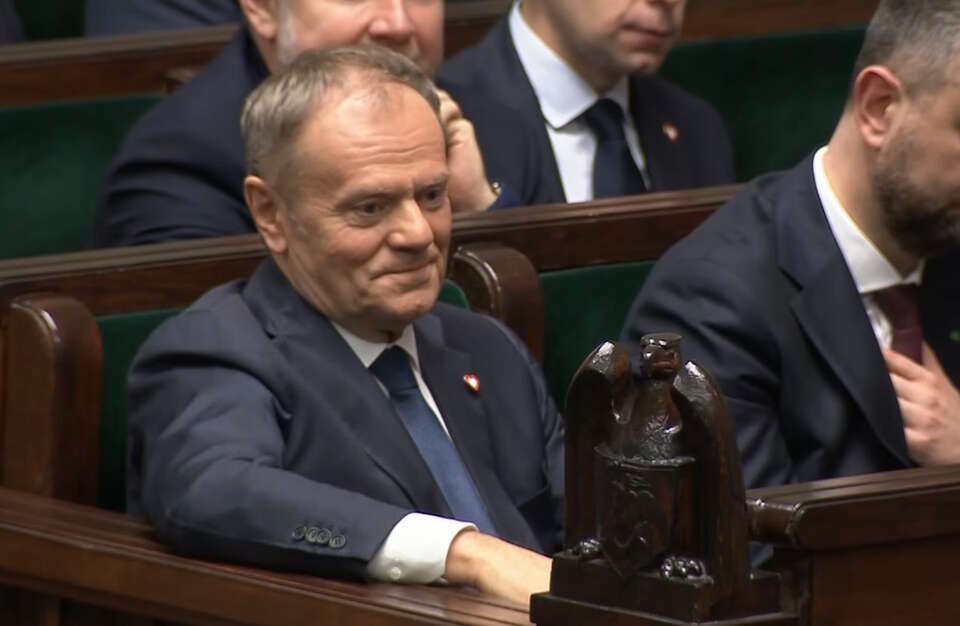 Premier Donald Tusk w Sejmie / autor: screenshot/sejm.gov.pl