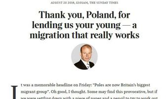 Dziennikarz BBC: Polacy to idealni imigranci. "Dziękujemy ci Polsko za użyczenie nam swojej młodzieży"