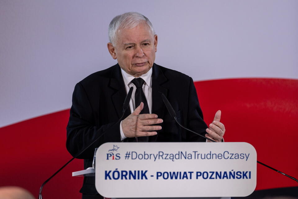 Jarosław Kaczyński  / autor: 	PAP/Paweł Jaskółka