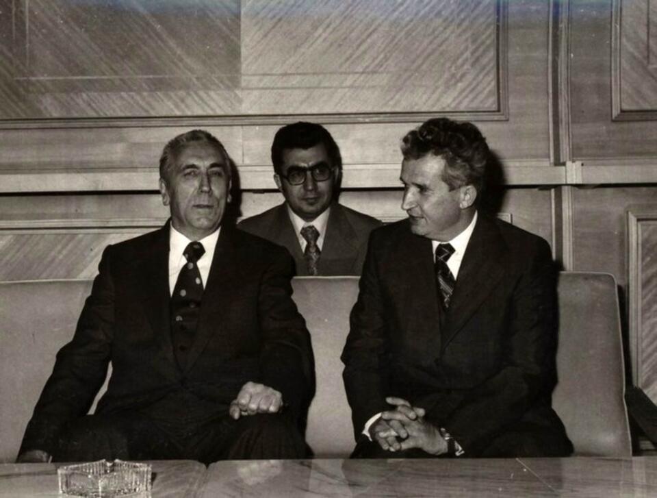 Edward Gierek z Nicolae Ceausescu. Fot. Wikipedia