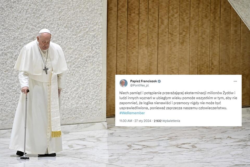 Papież Franciszek / autor: PAP/EPA; X/@Pontifex_pl
