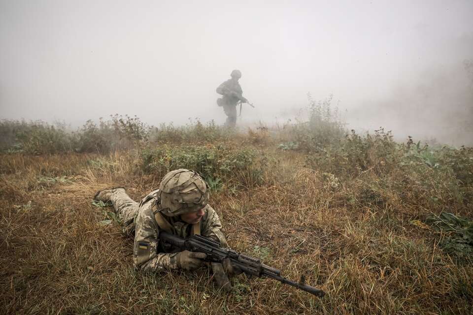 autor: PAP/EPA/24TH MECHANIZED BRIGADE OF UKRAINIAN ARMED FORCES/HANDOUT