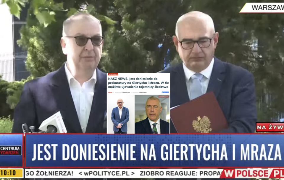 Legalni zastępcy Prokuratora Generalnego, Michał Ostrowski oraz Robert Hernand / autor: WPOLSCE.PL/WPOLITYCE.PL