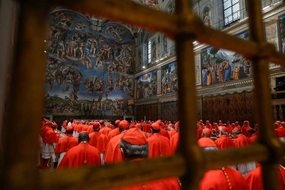 Kardynałowie na konklawe / autor: @Vatican Media
