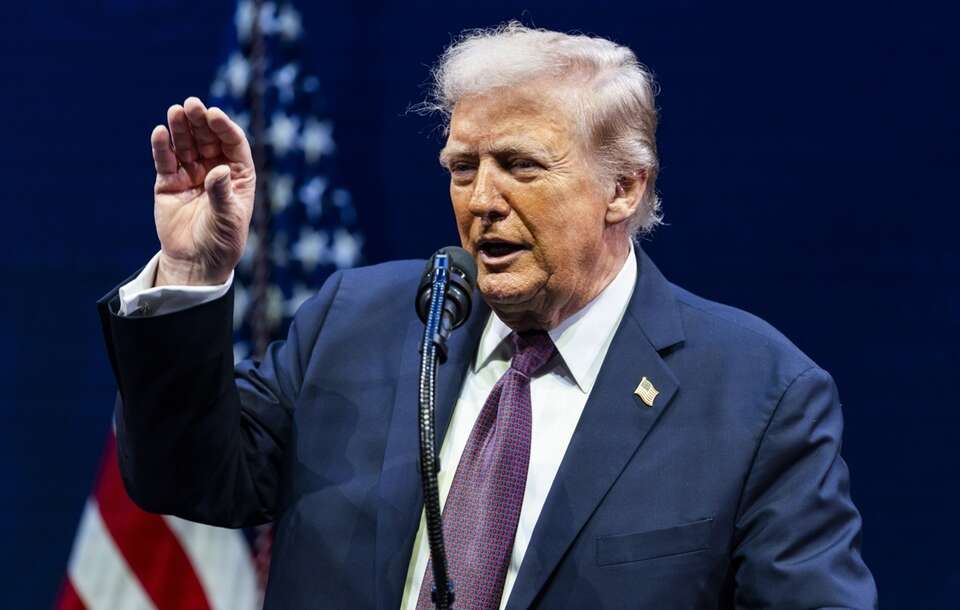 Donald Trump / autor: EPA/JIM LO SCALZO / POOL Dostawca: PAP/EPA.