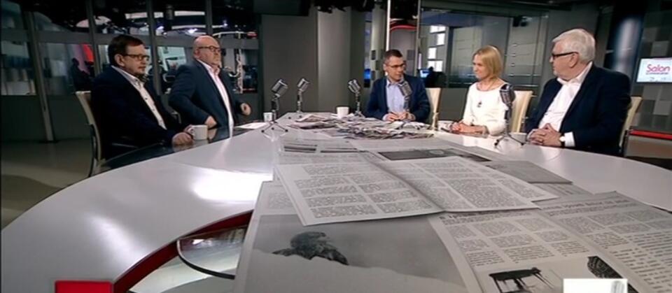 Salon Dziennikarski  / autor: screen TVP Info