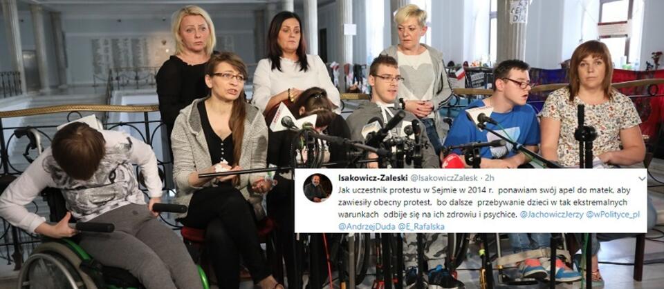 Protest w Sejmie / autor: PAP/Leszek Szymański/Twitter