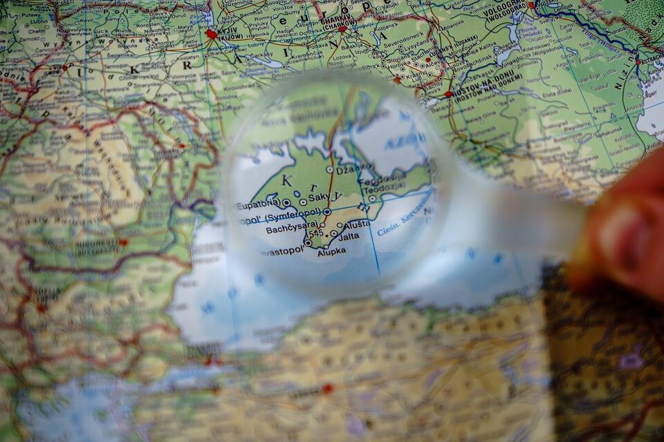 Krym na mapie / autor: Fratria