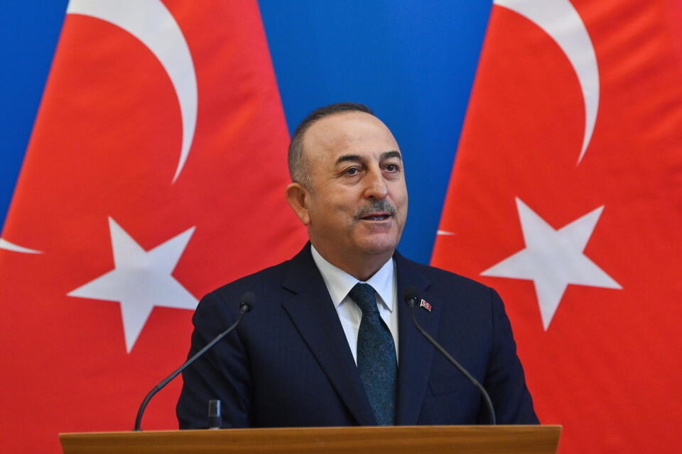 Mevlut Cavusoglu - minister spraw zagranicznych Turcji  / autor: PAP/EPA